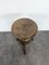 Brutalist Wooden Adjustable Stool 2