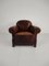 Antique Sheepskin Leather Club Chair 4