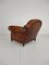 Antique Sheepskin Leather Club Chair 7