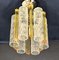 Vintage Murano Glass Ceiling Lamp in the style of Barovier, Venice, Italy, 1981 8
