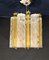 Vintage Murano Glass Ceiling Lamp in the style of Barovier, Venice, Italy, 1981 5
