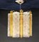 Vintage Murano Glass Ceiling Lamp in the style of Barovier, Venice, Italy, 1981 1