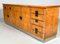 Art Deco Style Sideboard in Burl Wood and Chrome from Glam Furniture, Italy, 1970s 7