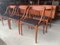 Mid-Century Danish Model 16 Dining Chairs in Teak by Johannes Andersen for Uldum Møbelfabrik, Set of 6, Image 5