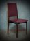 Wood and Leather Office Desk Dinning Room Chairs by Osvaldo Borsani for Tecno, 1960s, Set of 4, Image 7