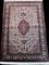 Vintage Qom Silk Oriental Hand-Knotted Rug, 1980s, Image 1