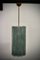Murano Art Glass and Brass Green Color Chandelier and Pendant from Fontana Arte, 2000 11
