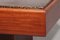 Brutalist Coffee Table with Copper Top and Wooden Base, 1970s, Image 5
