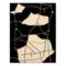 Tapis Meteor Moderne Rectangulaire Noir et Blanc par Tapis Studio pour Hommés Studio 1