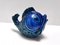 Tirelire Poisson Postmoderne en Céramique Bleue Rimini attribuée à Bitossi, Italie, 1970 1