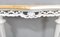 Vintage White Lacquered Beech Console with Yellow Marble Top, Image 9