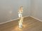 Toni Zuccheri zugeschriebene Murano Stehlampe aus kubischem Glas für Veart, 1970er 1