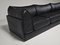 Black Leather 4-Seat DS-19 Pagoda Sectional Sofa from de Sede, 1970s 6