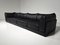 Black Leather 4-Seat DS-19 Pagoda Sectional Sofa from de Sede, 1970s 4