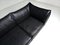 Black Leather 4-Seat DS-19 Pagoda Sectional Sofa from de Sede, 1970s 5