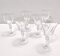 Postmoderne Baccarat Champagnergläser, Frankreich, 1960er, 6 . Set 3
