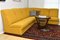 Yellow Bouclé Corner Modular Sofas, 1970s, Set of 6 4