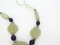 Blumenhalskette aus gealtertem Stahl mit Jade & Glasperlen, Frankreich, 1990er 8