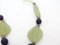 Blumenhalskette aus gealtertem Stahl mit Jade & Glasperlen, Frankreich, 1990er 17