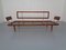 Minerva Teak & Kvadrat Hallingdal Daybed / Sofa by Peter Hvidt & Orla Mølgaard Nielsen for France & Son, Denmark, 1950s 2