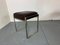 Moderner italienischer Hocker aus Stahl & braunem Leder von Antonio Citterio für Flexform 5
