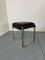 Moderner italienischer Hocker aus Stahl & braunem Leder von Antonio Citterio für Flexform 3