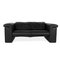 Model 6800 2-Seater Sofa in Black Leather from Rolf Benz 12