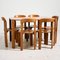Beech Dining Set by Bruno Rey for Kusch & Co., Set of 7, Image 3