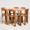 Beech Dining Set by Bruno Rey for Kusch & Co., Set of 7, Image 2