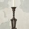 Antique Candleholder in Cast Spelter with Putto, Late 19th Century, Image 4