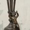Antique Candleholder in Cast Spelter with Putto, Late 19th Century, Image 5