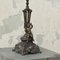 Antique Candleholder in Cast Spelter with Putto, Late 19th Century, Image 3