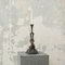 Antique Candleholder in Cast Spelter with Putto, Late 19th Century, Image 2