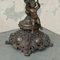 Antique Candleholder in Cast Spelter with Putto, Late 19th Century, Image 6