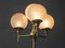 Large Brass & Glass Lamp, 1960s, Image 6