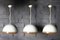 Febo Murano Glas Deckenlampen, Murano, 1970er, 3er Set 11
