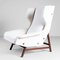 Mod. 877 Armchair and Pouf by Gianfranco Frattini for Cassina, 1959, Set of 2 9