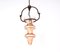 Stalactite Pink Glass Pendant Lamp by Nanny Still for Raak, 1960s 3