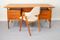 Vintage Danish Teak Model 75 Desk from Omann Junn 9