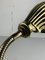 Midcentury Modern Marble and Brass Gooseneck Clam Shell Desk Lamp by Tommaso Barbi, 1970s, Image 9