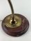 Moderne Midcentury Schreibtischlampe aus Marmor & Messing mit Muschelschale von Tommaso Barbi, 1970er 10