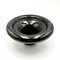Sculptural Black Ceramic Centerpiece Bowl from Gabbianelli, 1970s, Image 3