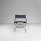 Silla del director de acero y terciopelo, 1930, Imagen 1