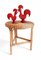Gallos Mid-Century de cerámica esmaltada en rojo de Aldo Londi para Bitossi, Italia, años 60. Juego de 2, Imagen 2