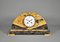 French Art Deco Clock and Garniture Set, 1920s, Set of 3 3