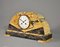 Französisches Art Deco Uhr- und Garniturset, 1920er, 3er Set 5