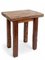 Spanish Baroque Oak Side Table or Stool, Early 18th Century 1