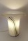 Calla Table Lamp in White Murano Glass from VeArt, 1980s, Image 1