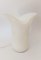 Lampe de Bureau Calla en Verre de Murano Blanc de VeArt, 1980s 5