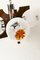 Murano Glass and Teak Chandelier from Mazzega, 1960s, Image 14